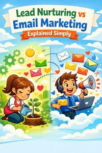 Lead Nurturing vs Email Marketing Explained Simply 