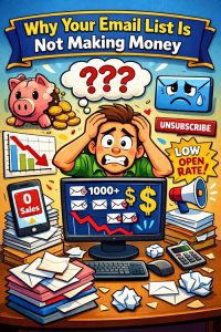 Why Your Email List Is Not Making Money