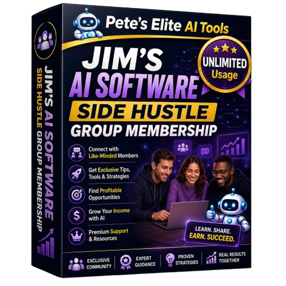 Jim's AI Software Side Hustle Group Membership
